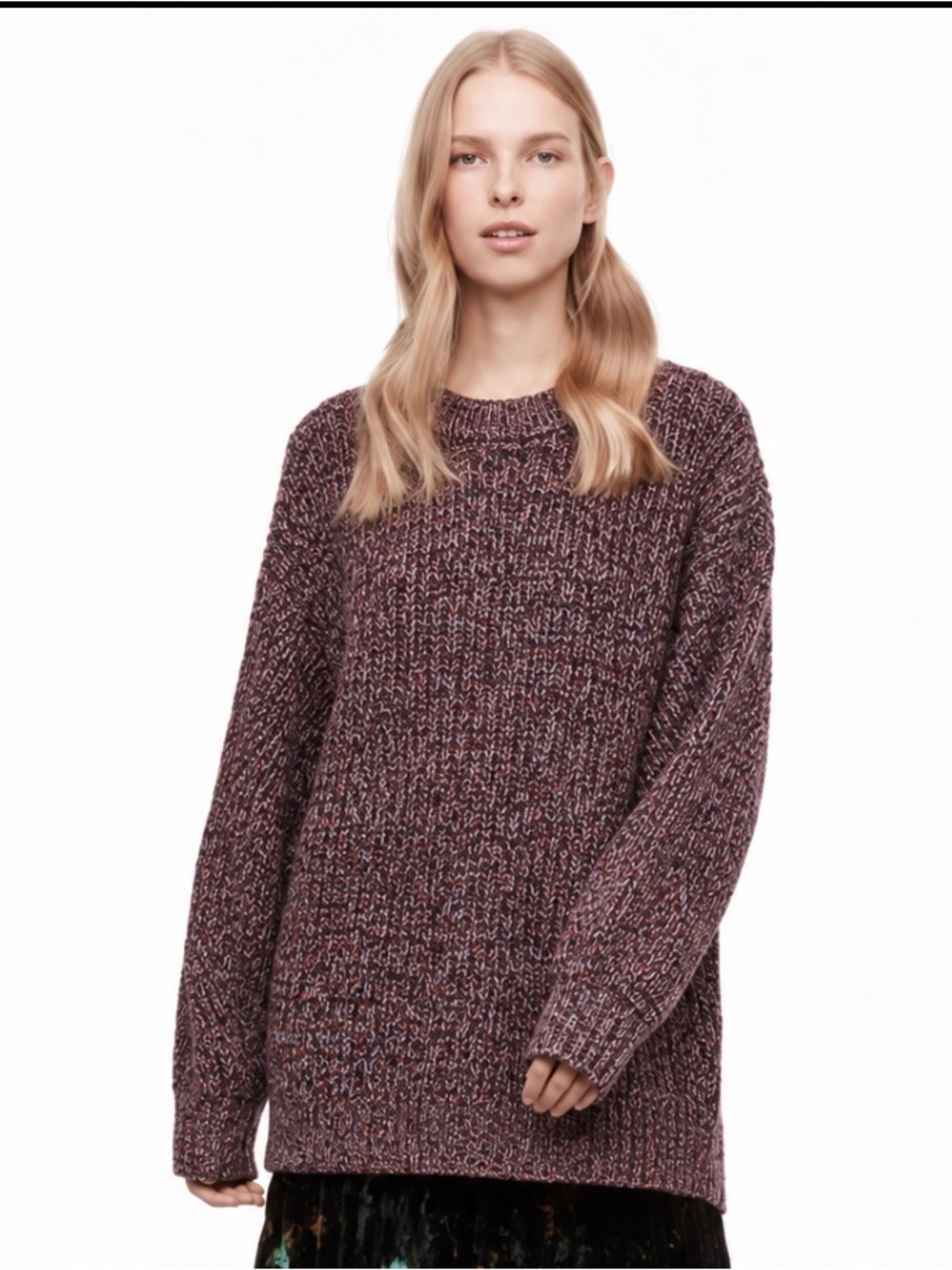 Aritzia Le Fou Wilfred Lacroix Merino Wool Oversized Sweater Size 1 Small